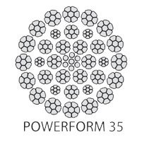 سطح مقطع سیم بکسل Powerform 35